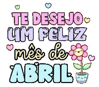 Abril Sticker