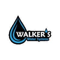 walkerswatersystems water zoomie water drop wws Sticker