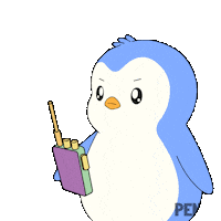 Lets Go Sticker by Pudgy Penguins