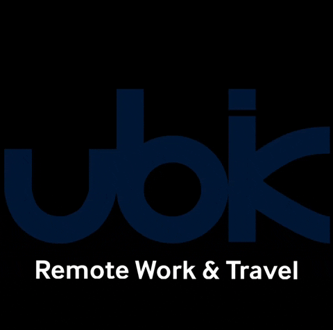 Ubiwork giphyattribution remote work travel GIF