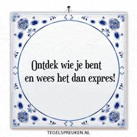 Nl Spreuk GIF by Tegelspreuken.nl