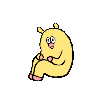Cartoon Thinking Sticker