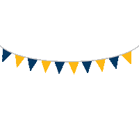 Yellow Jackets Banner Sticker by Cedarville University