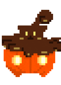 Pixel Halloween Sticker