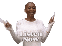 Listen Press Play Sticker by Cynthia Erivo