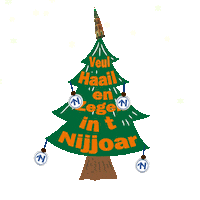 christmas tree Sticker by RTV Noord