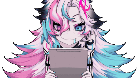 RavennaNya giphyupload anime twitch cyberpunk Sticker