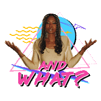 Try Me And What Sticker by GLOW Netflix