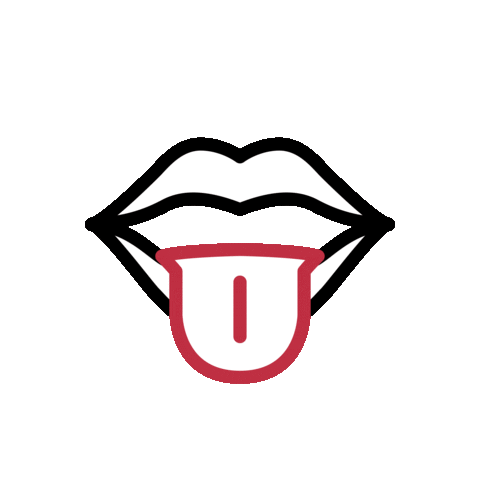 Lips Tongue Sticker by createam