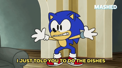 Angry Sonic The Hedgehog GIF by Mashed
