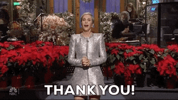 Kristen Wiig Thank You GIF by Saturday Night Live