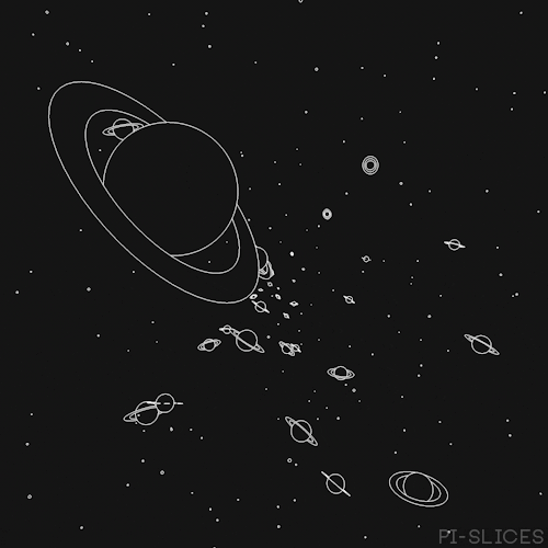black and white space GIF by Pi-Slices