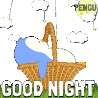 Good Night Sleeping Sticker by Pudgy Penguins