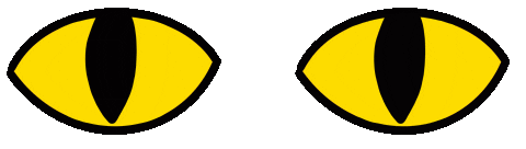 Haunting Snake Eyes Sticker by Jethro Haynes