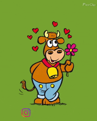 Bauernhofurlaub wow nice cow urlaub GIF