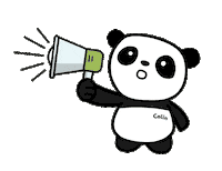 Shout Yelling Sticker by The Cheeky Panda