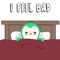 Sick Penguin Sticker by Abster