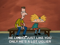 hey arnold nicksplat GIF