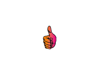 Thumbsup Sticker by Nimmergrau