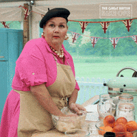 Nelly What GIF by The Great British Bake Off