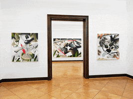 robertgrunenberg rgb paintings art gallery art exhibition GIF