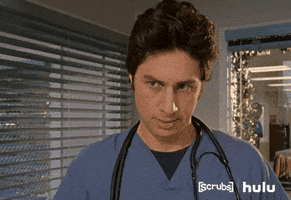 Think Zach Braff GIF by HULU