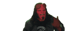 HellboyMovie demon hell hellboy milla jovovich Sticker