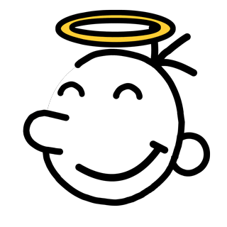 Wimpy Kid Angel Sticker by Diary of a Wimpy Kid