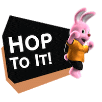 happy jump Sticker by Duracell Bunny