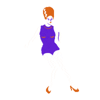 Monster Mash Dancing Sticker by Jackie Lay
