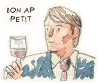 Food Wine Sticker