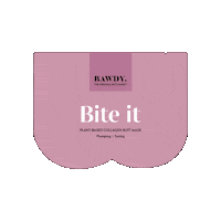 Pink Bite It Sticker by Bawdy Beauty