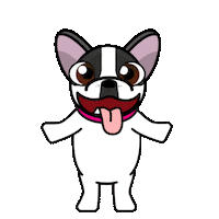 Goat_Animation happy dog yes no Sticker