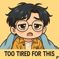Tired Blink GIF by Persona