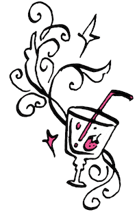 drunk cocktail Sticker by Elvy's Wereld