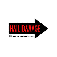 Arrows Hail Sticker by Peaked Roofing