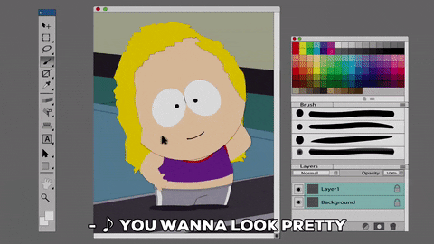 bebe stevens makeup GIF by South Park 