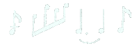 SilverPartyPants music illustration song notes Sticker