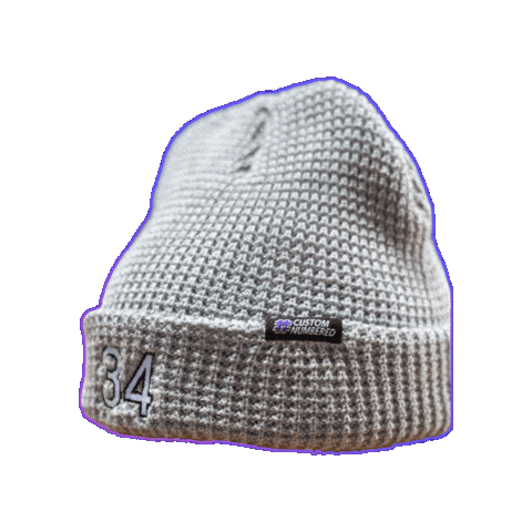 Customnumbered giphygifmaker custom beanie 34 Sticker