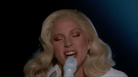 Lady Gaga Singing GIF by The Academy Awards