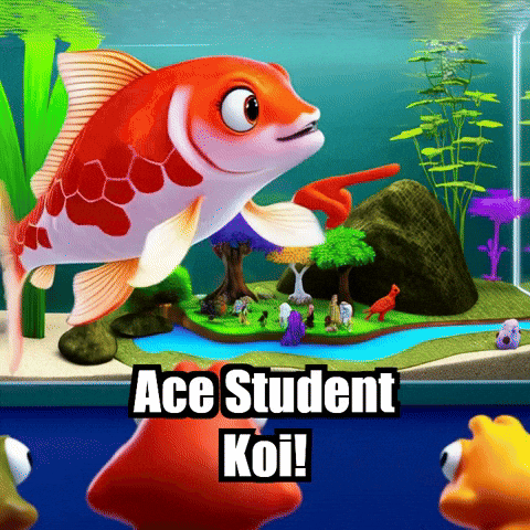 Koi Fish Presentation GIF by TheConfishius