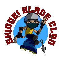 Team Skating Sticker by www.longliverollerblading.com