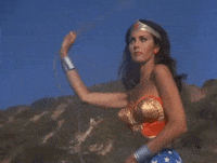 wonder woman vintage GIF