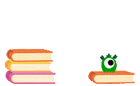 teachyourmonster monster reading teach teachyourmonster Sticker