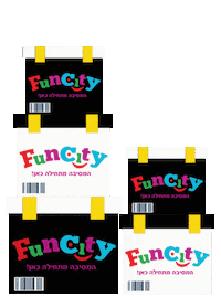fun-city box presents package funcity Sticker