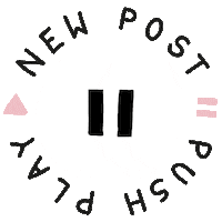 New Post Music Player Sticker