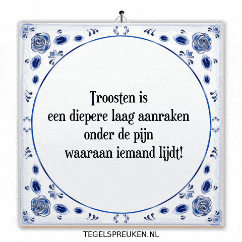 Wijsheid Troost GIF by Tegelspreuken.nl