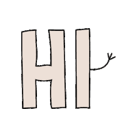 Waving Say Hello Sticker