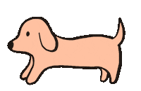 Good Morning Dog Sticker by Stefanie Shank