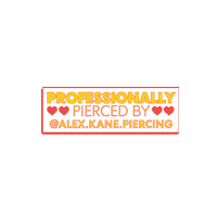 PiercedConceptStore piercing piercings pierced shoppierced Sticker